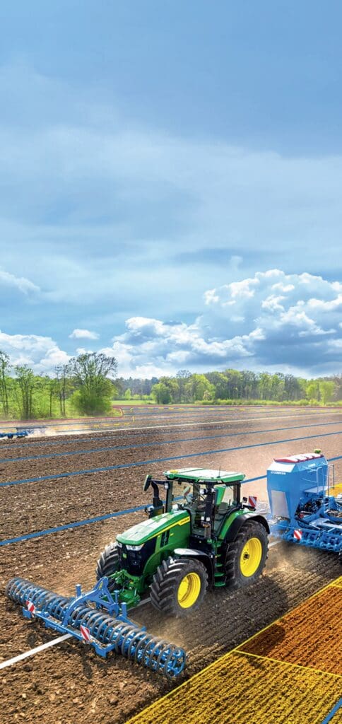 John Deere Lenksystem Anleitung Spur anlegen