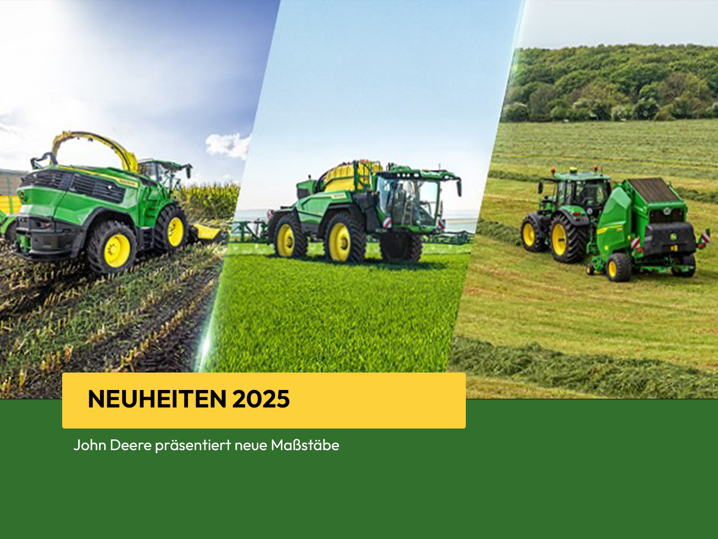 John Deere Neuheiten 2025